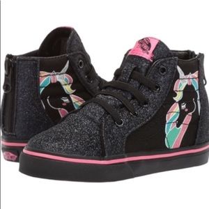 vans sk8 hi zip unicorn skate shoe